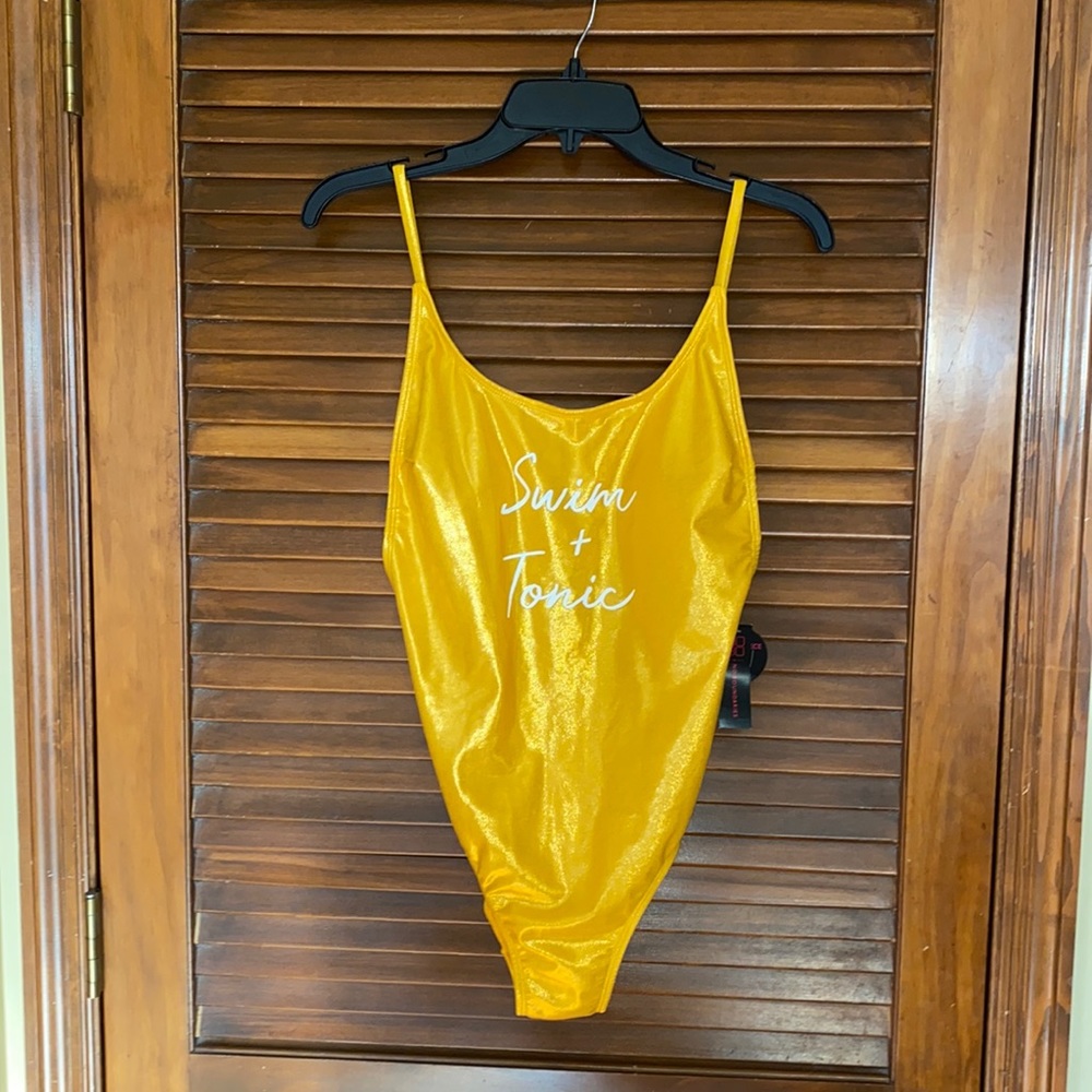 NEW Gold Swim Suit